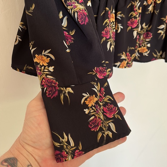 RENT THE RUNWAY Thakoon Collective Floral Peplum Button Front Blouse - Picture 11 of 12